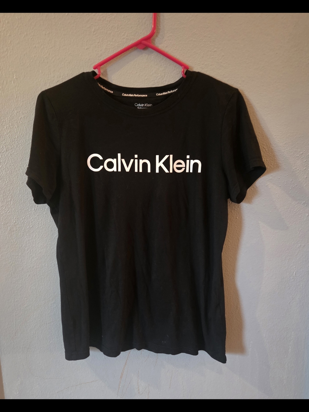 Calvin Klein Black Short-Sleeve Logo Tee